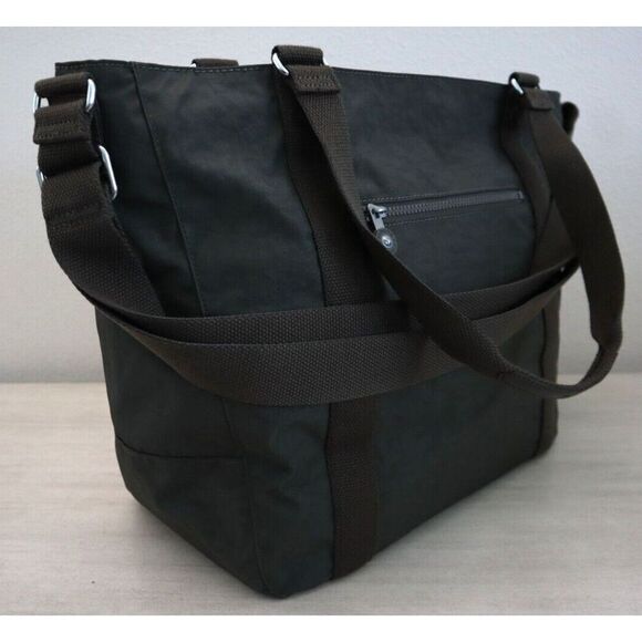 Kipling KIB6E6-3DU Women's Large Field Green Adara Crossbody Tote Bag - Picture 8 of 12